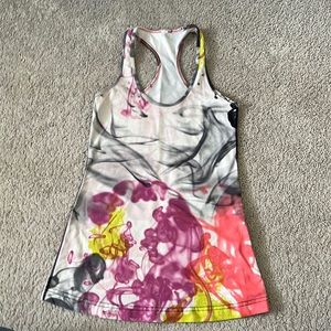 Lululemon tank, size 6.  Unicorn tears - special edition print.